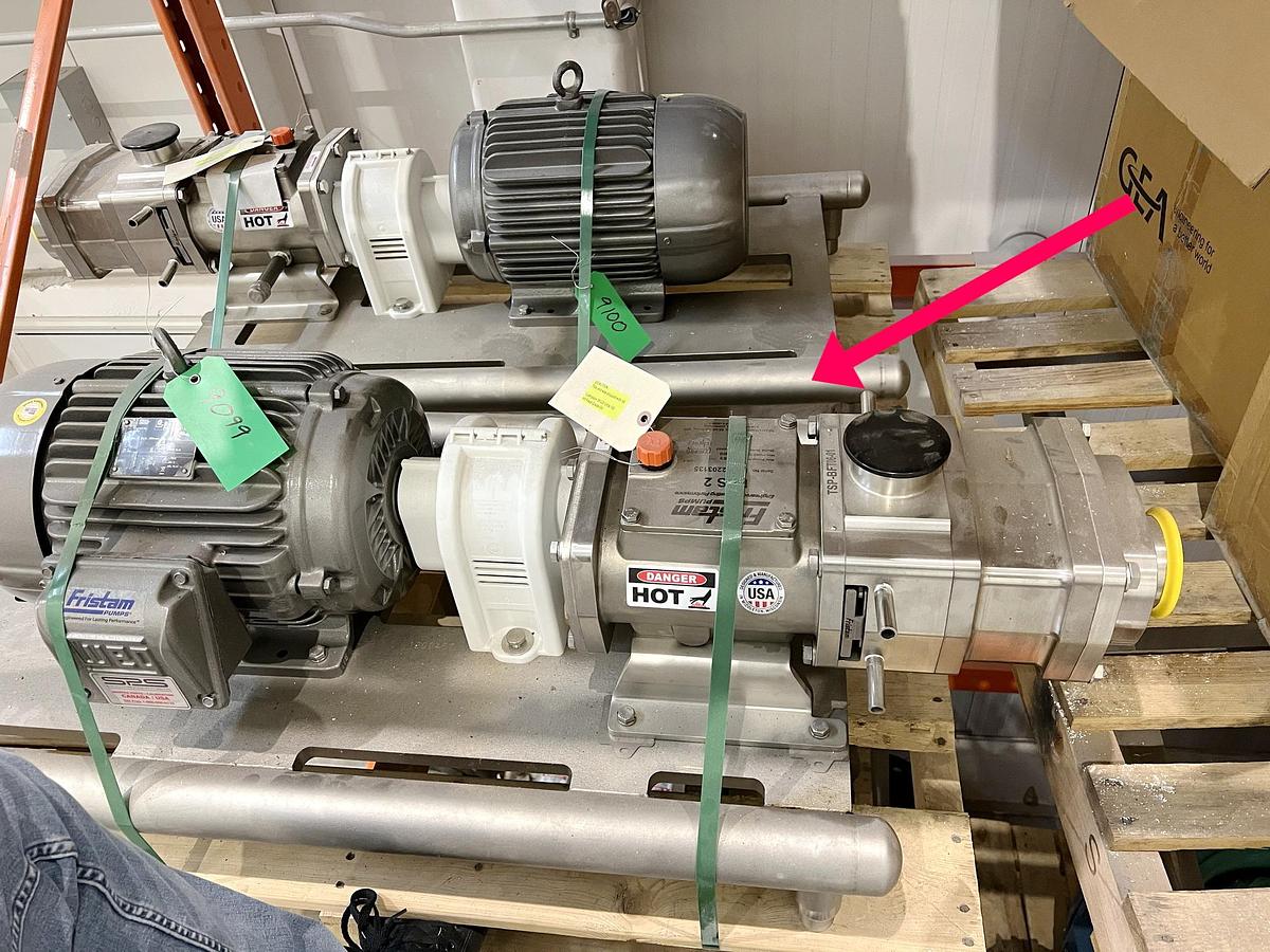 Used Unused Fristam Twin Screw Pump, Model FDS2