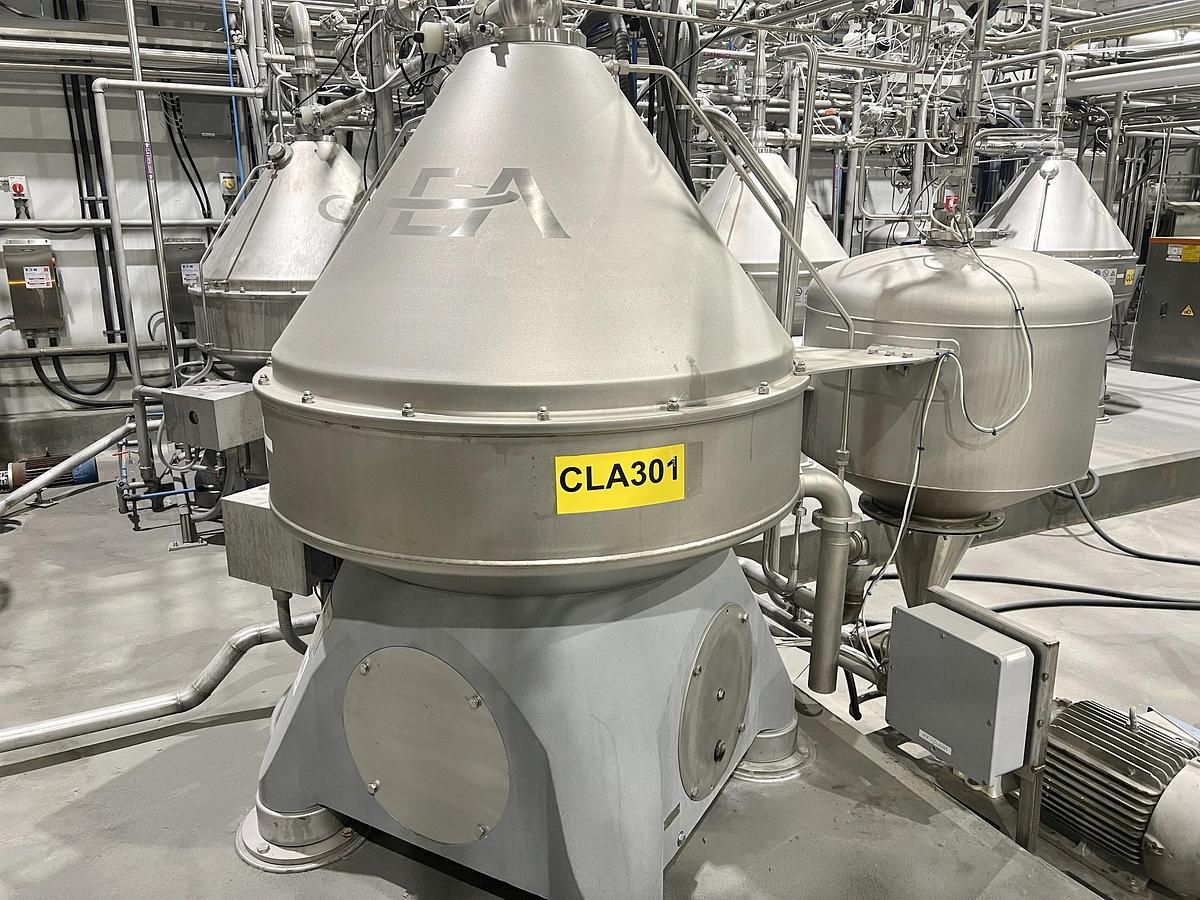 Used Used GEA Westfalia Disc Stack Centrifuge, Model SSI-300-06-772