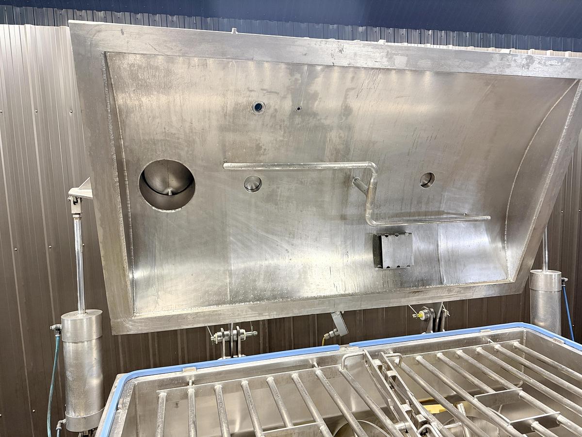 Used Used Mepaco Jacketed Double Ribbon Blender, 33 Cubic Feet