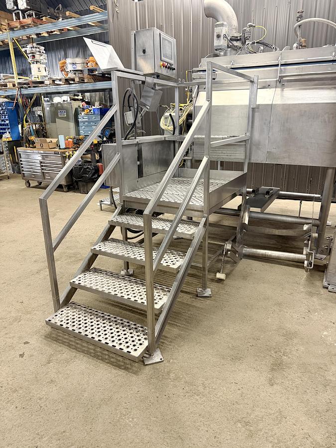 Used Used Mepaco Double Ribbon Blender, 15 Cubic Feet