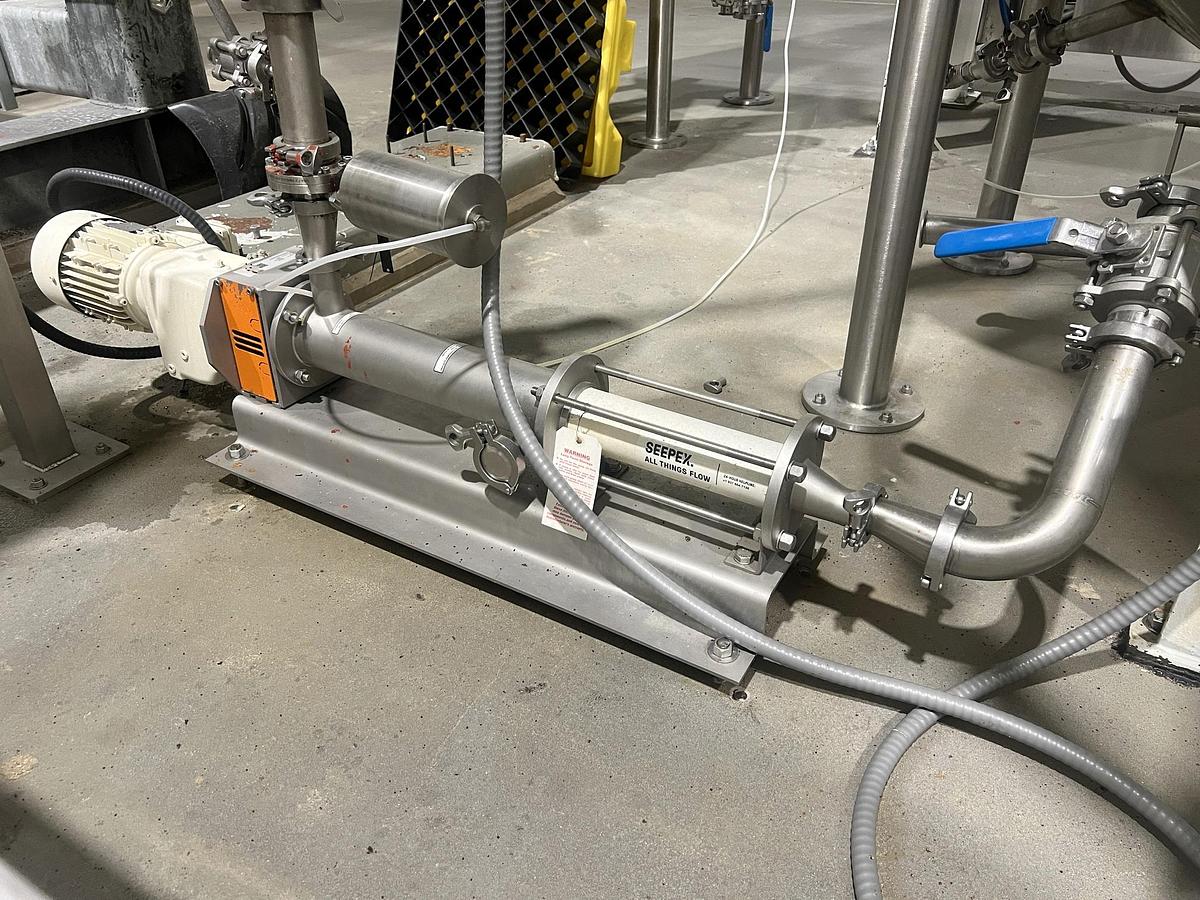 Used Used Seepex Progressive Cavity Pump
