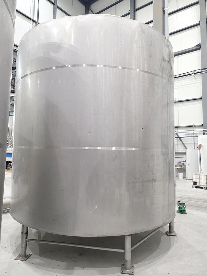 Used Used 7500 Gallon DCI Jacketed Tank, 304 Stainless Steel