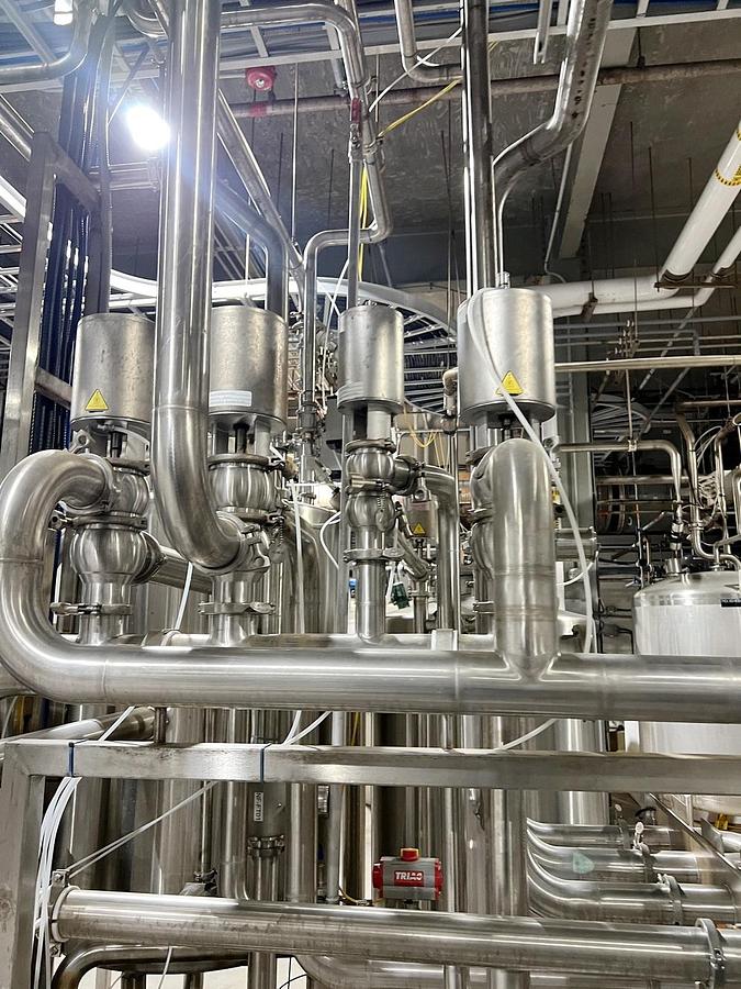 Used Used 4 Stage Nano Filtration System, With Pumps, Heat Exchanger, Tanks