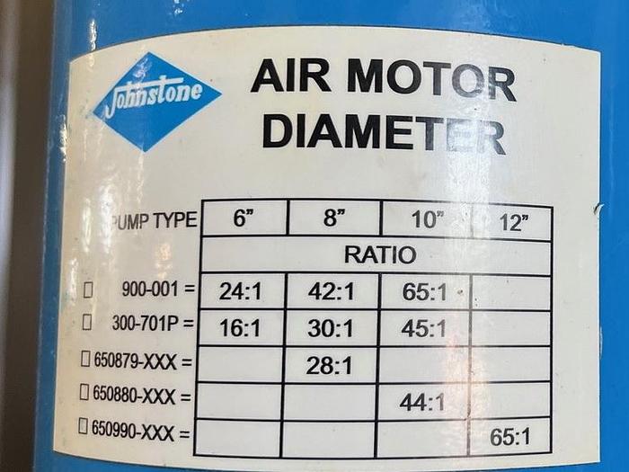 Used Used Johnstone Drum Unloading Pump