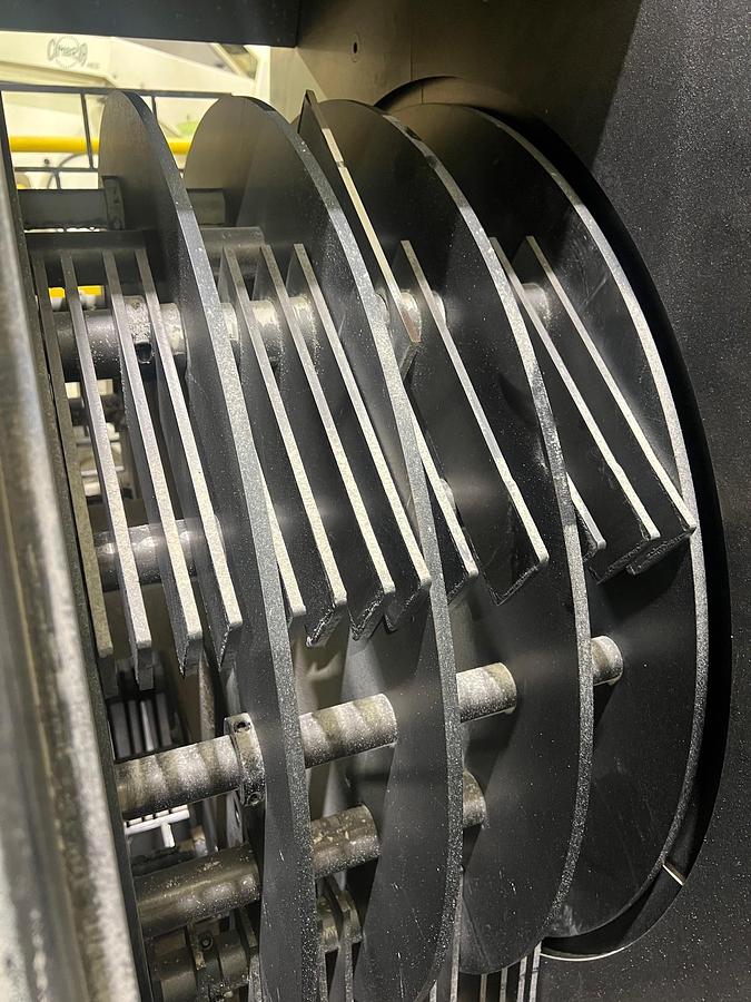 Used Used CPM Roskamp Champion 125 HP Hammermill, With Rotary Feeder