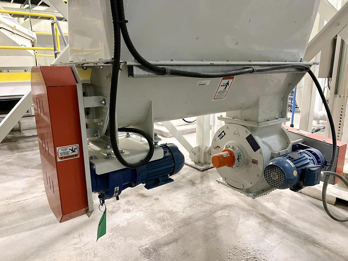 Used Used Kice XP Venturi Jet Filter, With Rotary Airlock & Fan