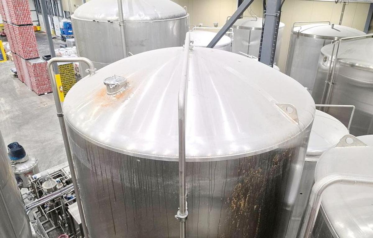 Used Used 6000 Gallon Feldmeier Jacketed Tank (Reactor), 304 Stainless Steel