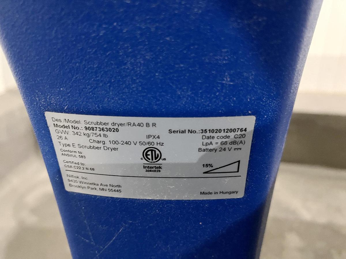 Used Used Clarke Micro Rider Scrubber, Model RA40