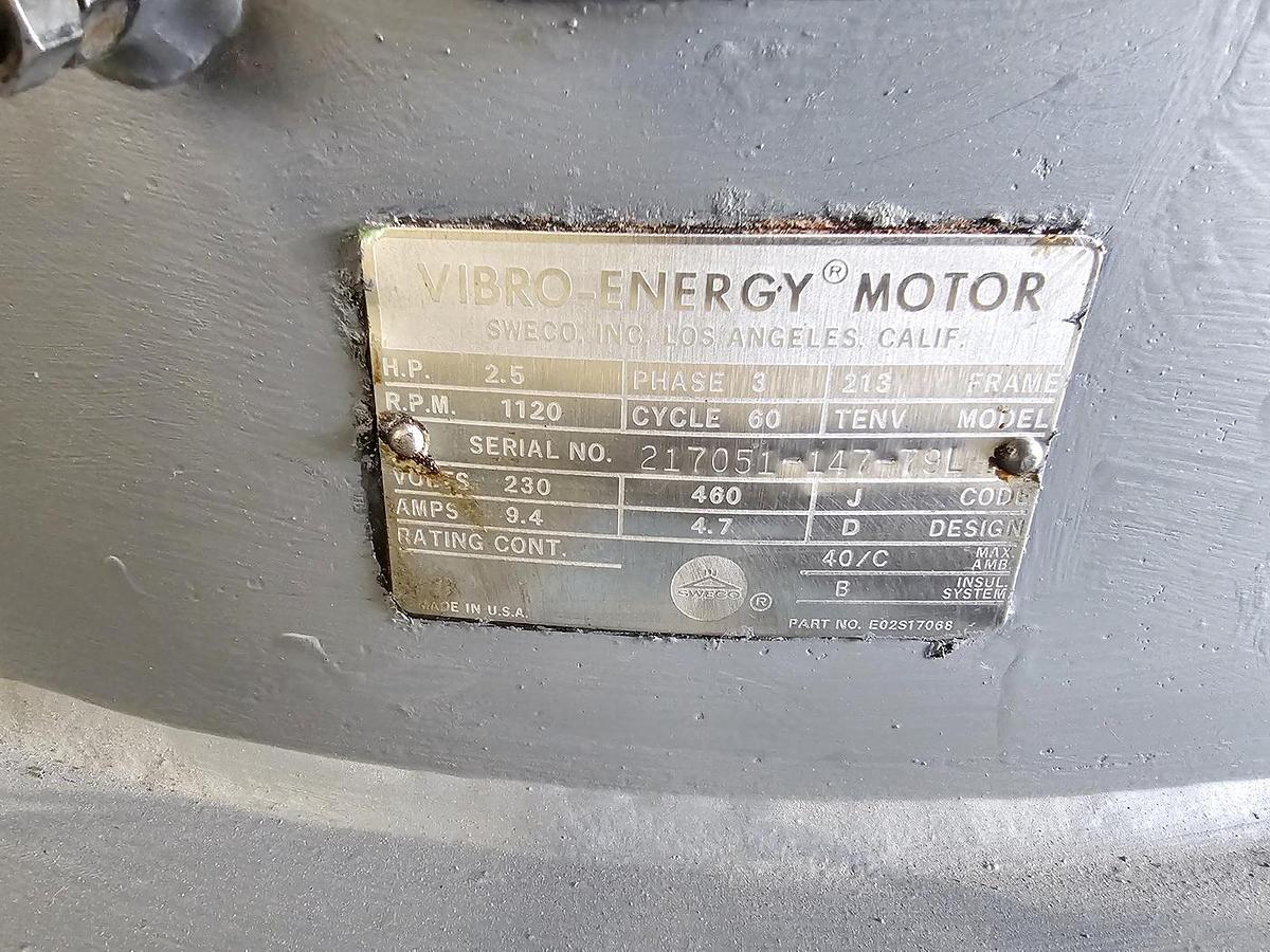 Used Used Sweco Vibrating Screen, 48''