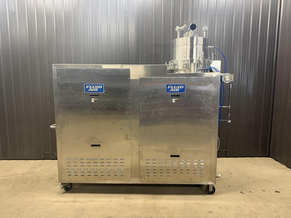 Used Used Fluid Air Fluid Bed Dryer / Granulator, Model 20L