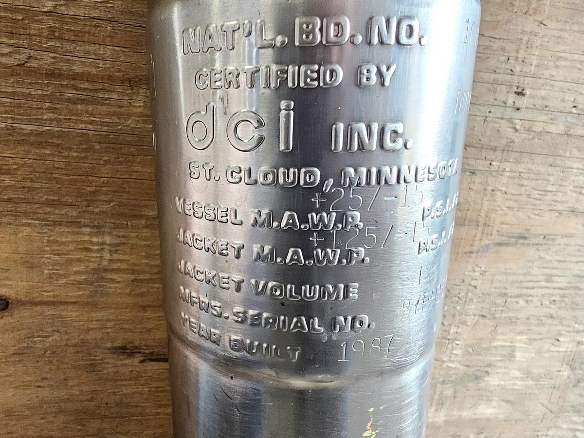 Used Used 70 Gallon Jacketed Tank (Reactor), Stainless Steel, With Mixer