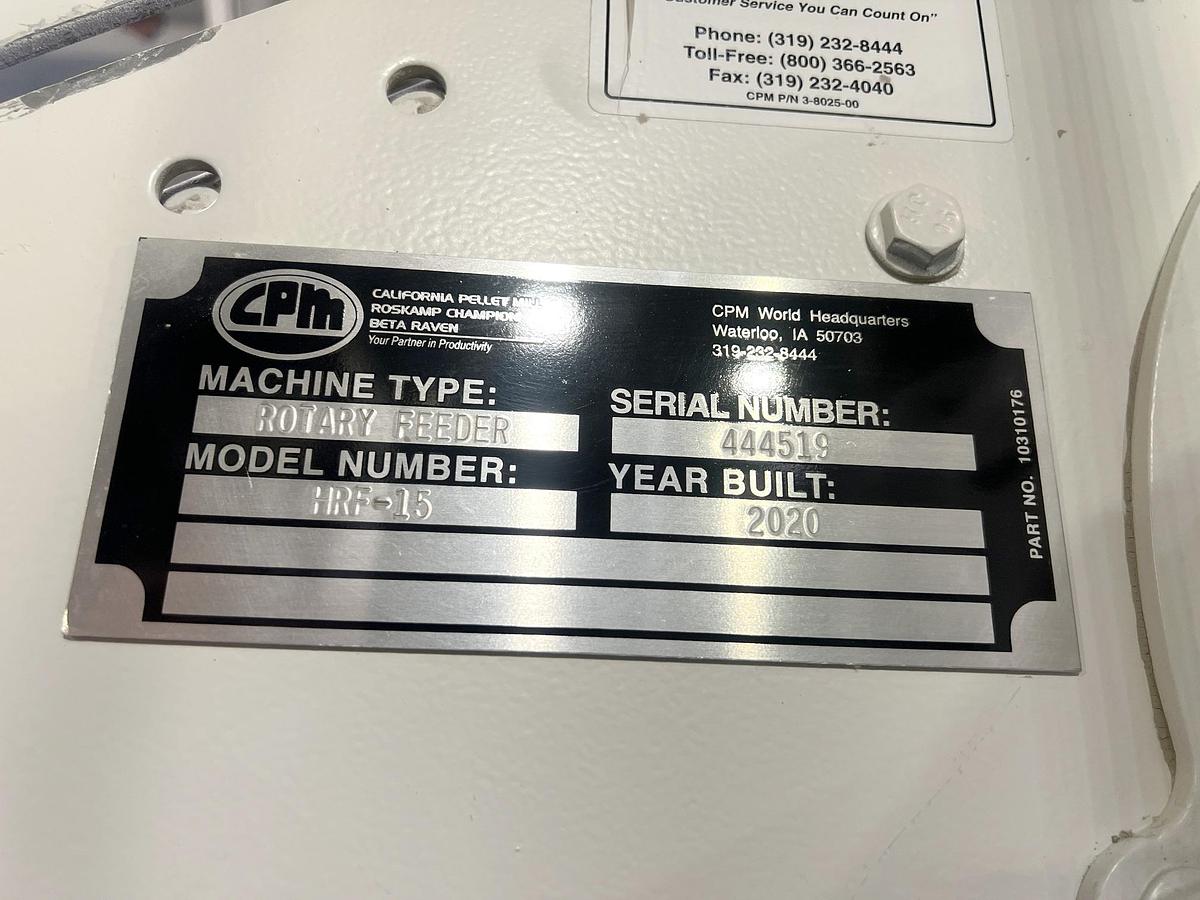 Used Used CPM Roskamp Champion 125 HP Hammermill, With Rotary Feeder