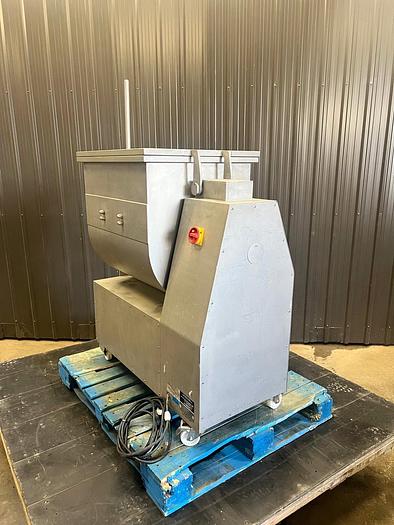 Used USED DADAUX STAINLESS STEEL TILTING PADDLE BLENDER, 7 CUBIC FEET