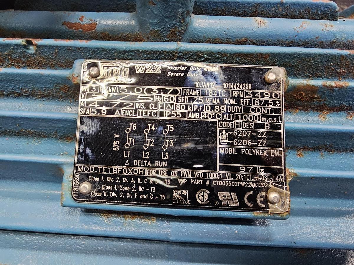 Used Used Goulds Centrifugal Inline Pump, 2'' x 2'', 5 HP