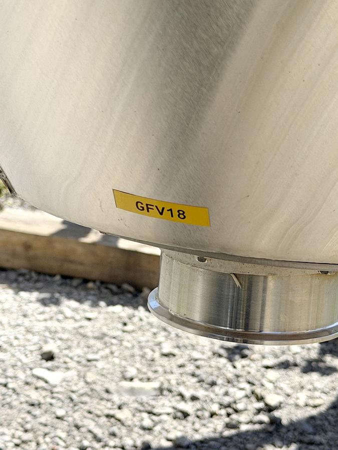 Used Used 4966 Gallon Jacketed Tank, 304L Stainless Steel