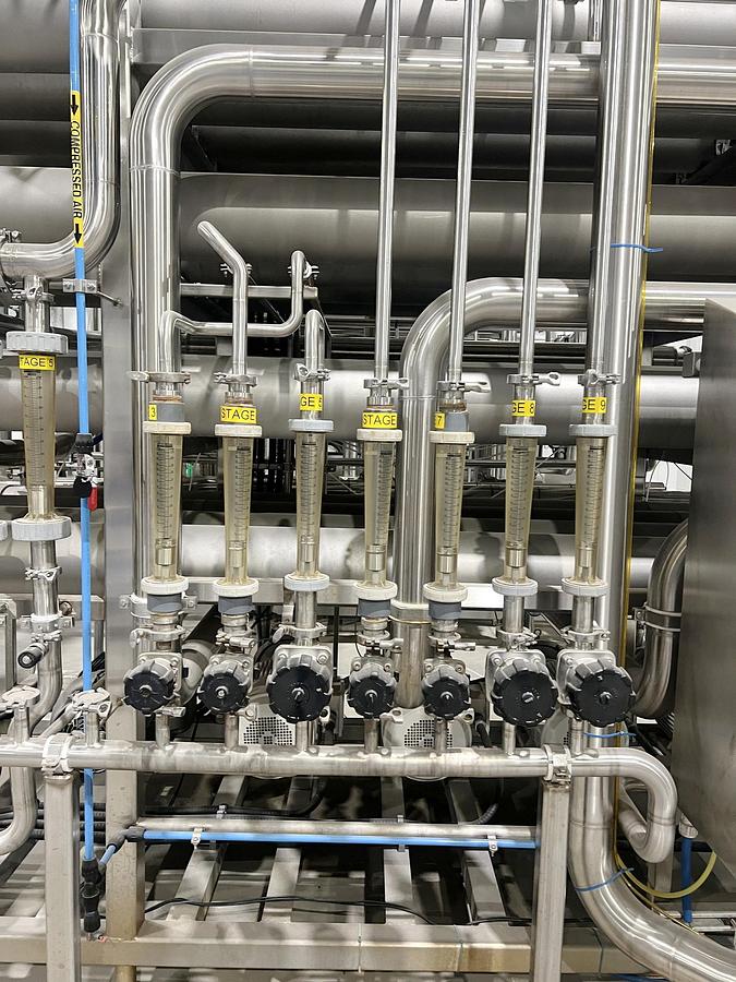 Used Used Ultrafiltration Skid (UF1) - 9 Stage Ultrafiltration System