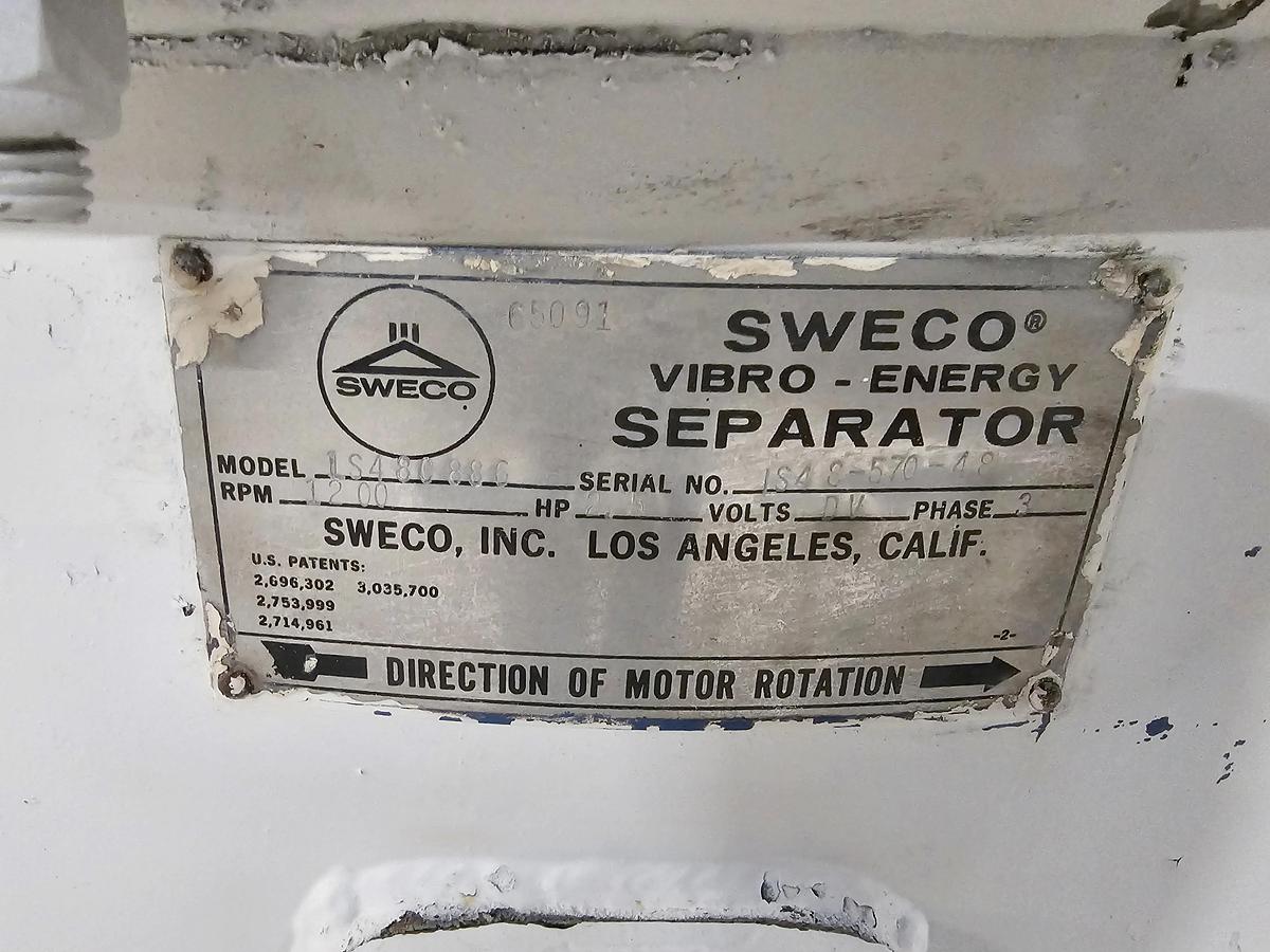 Used Levy Recovery Group Michigan - lot 120 - sweco screen 48''