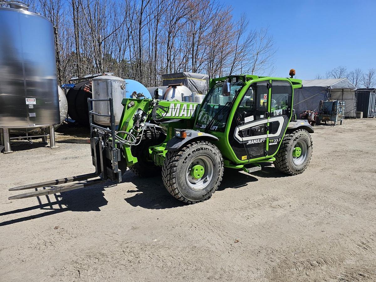 Used Used 2022 Merlo / Manulift TurboFarmer TF33.7 Telehandler – 3,300 kg / 7,300 lb Capacity – 1,936 Hours