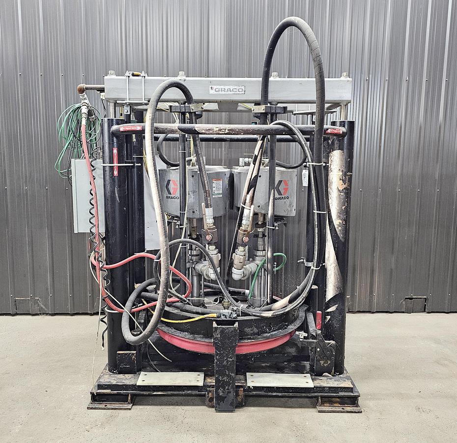 Used SCRAP THIS - graco premier air powered drum unloading system lot 90