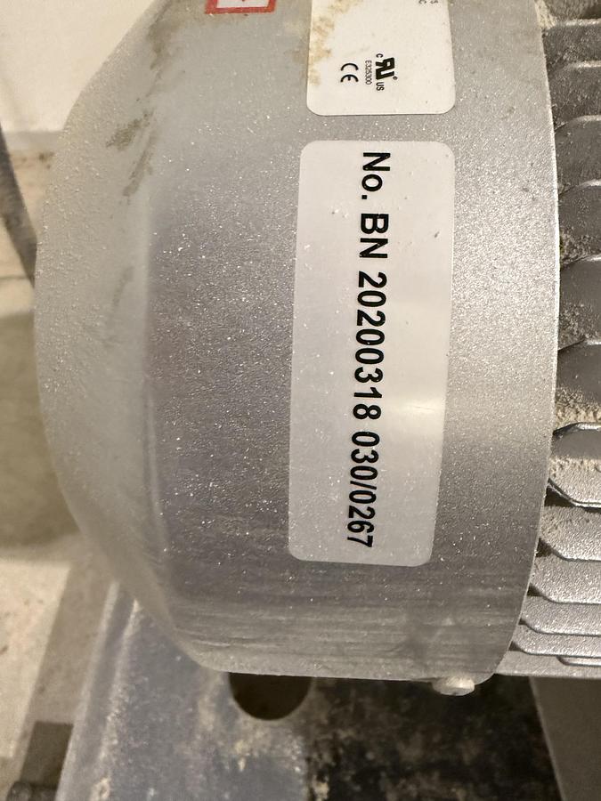 Used Used Acculift Free Standing Jib Crane with Vacuum Tube Lift System for 70 Lbs. Paper Type Bags