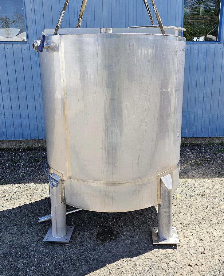 Used Used ADI Laval 1100 Gallon Tank, 304 Stainless Steel