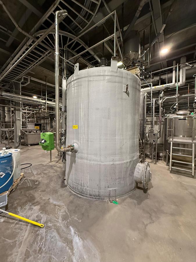 Used Used 3080 Gallon Tank, Fiberglass Reinforced Plastic Water Tank