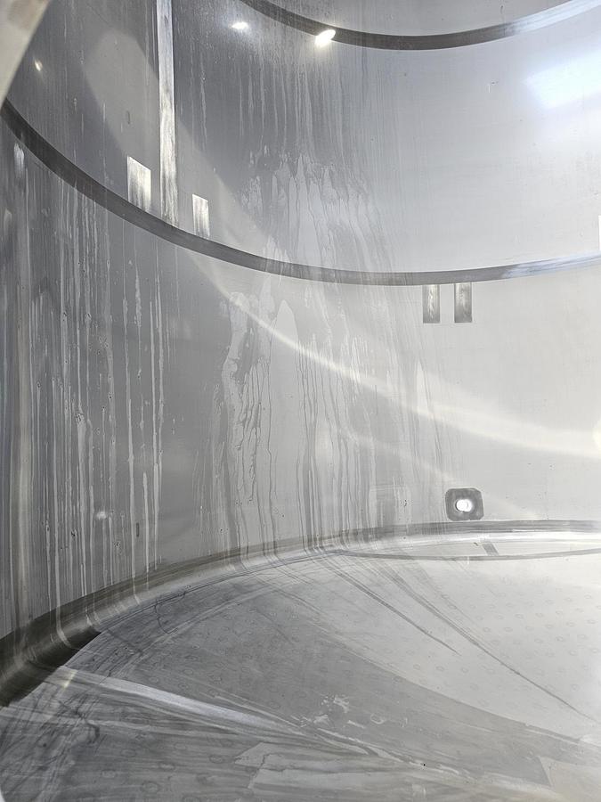 Used Used 5280 Gallon Jacketed Tank, 304 Stainless Steel