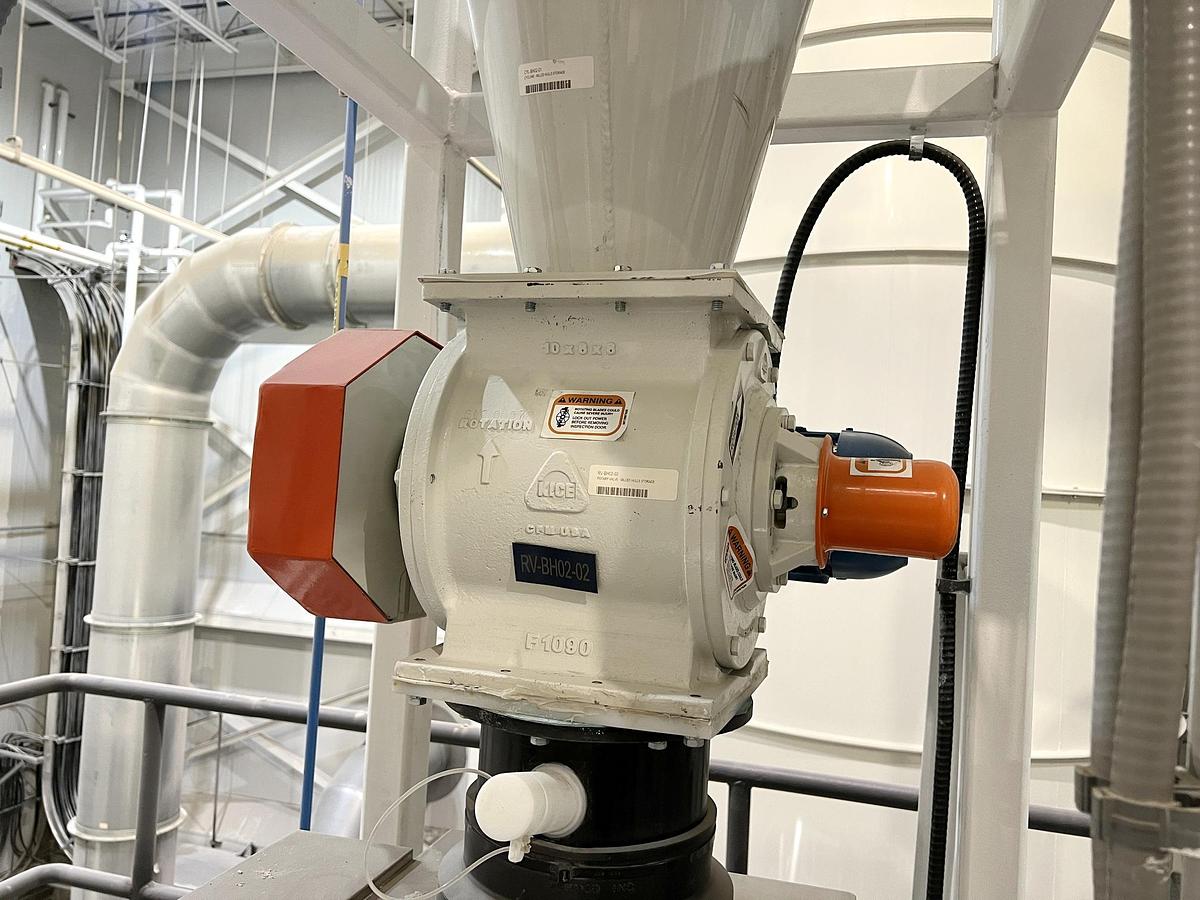 Used Used Kice XP Venturi Jet Filter, With Rotary Airlock, Fan & Cyclone