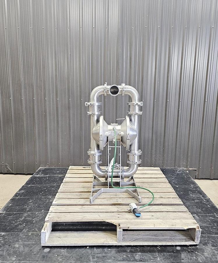 Used Used Graco Saniforce Diaphragm Pump, 3" X 3"