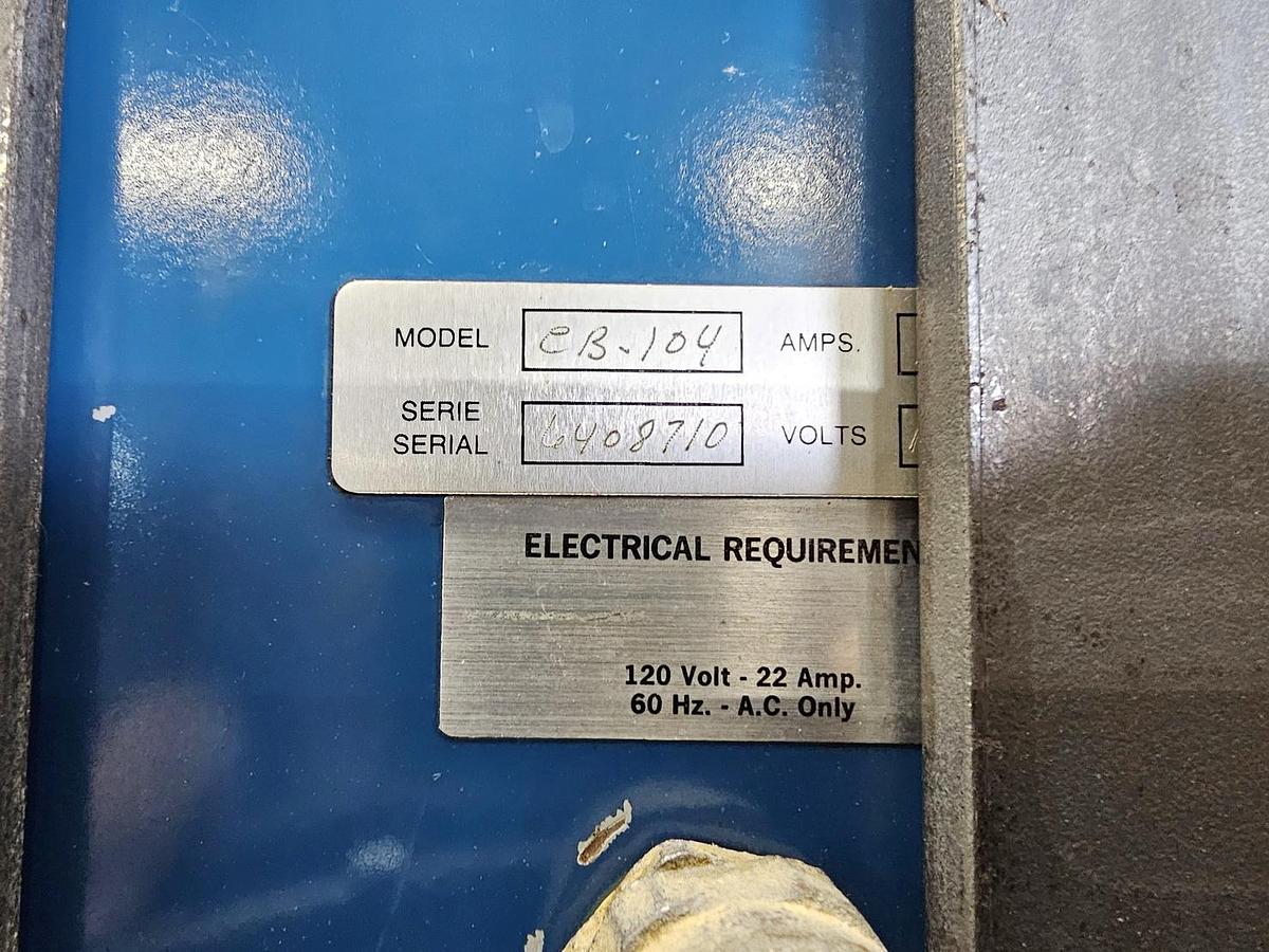 Used Used Eastern Machine Bottle Capper, Model CB 104