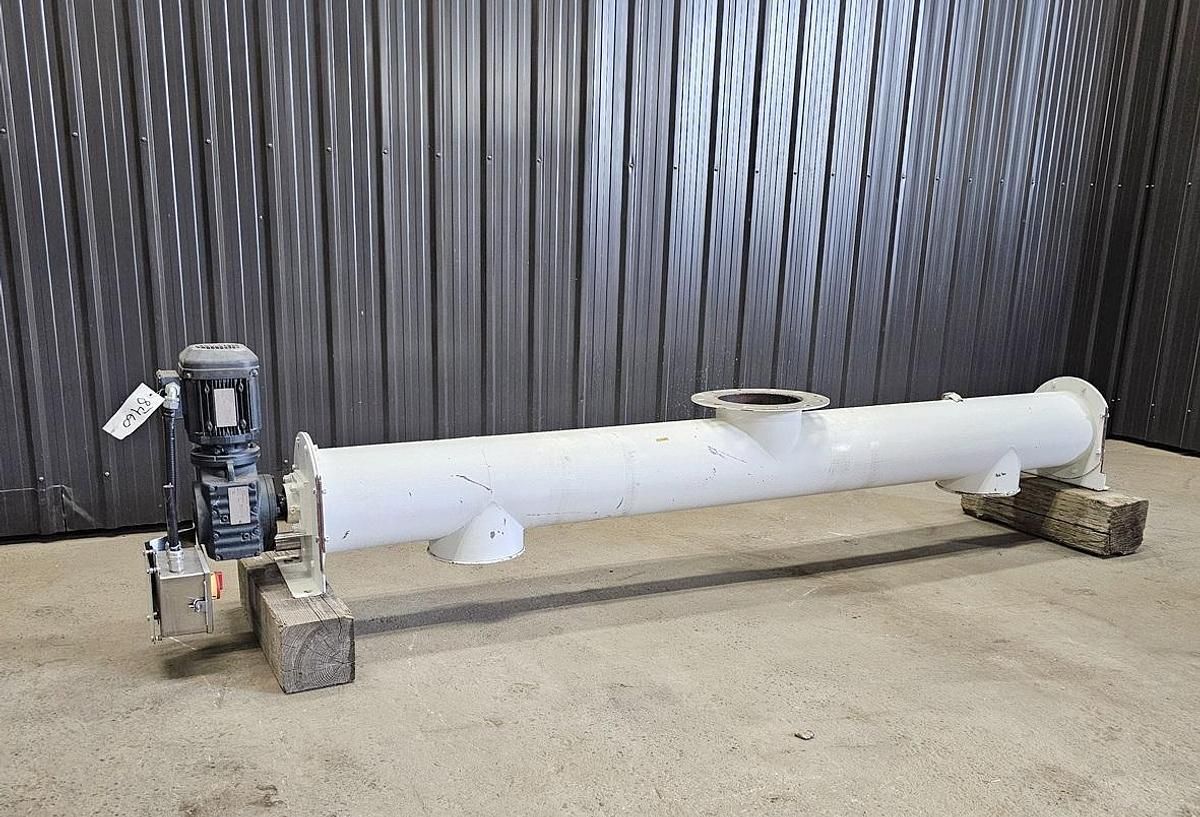 Used Used Screw Conveyor, 8" Diameter X 104'' Long