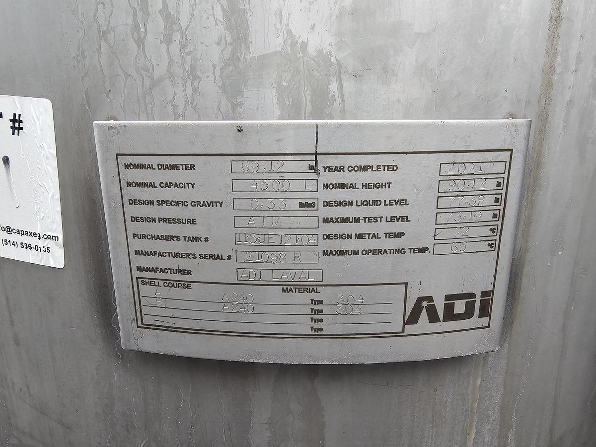 Used Capex Auction Anjou - Lot 1101 Tank