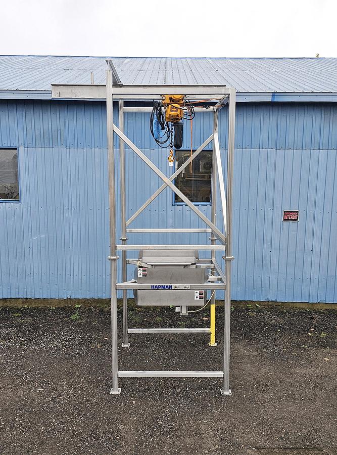 Used ****Metcalfe Auctions Mississauga - Lot 112 Hapman bulk bag unloader