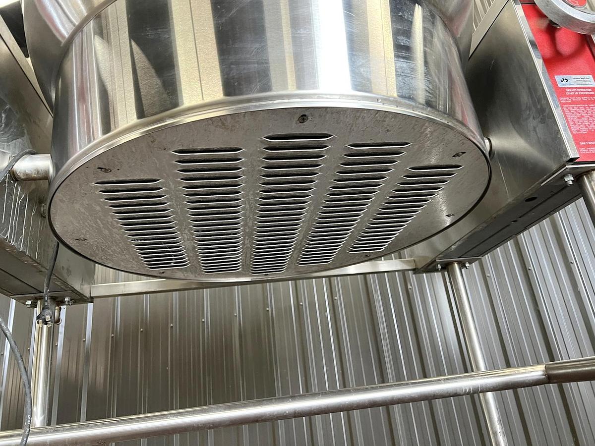 Used Used Hobart 35 Gallon Tilting Kettle, Stainless Steel, Gas Fired