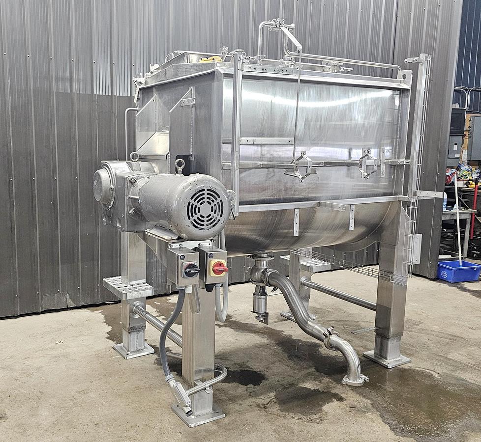 Used ANTO SEE NOTES - Harry Davis NY - Lot 217 - 400 Gal Feldmeier Ribbon Mix Tank