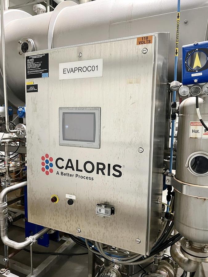 Used Used Caloris MVR Heated Forced Circulation Evaporator System