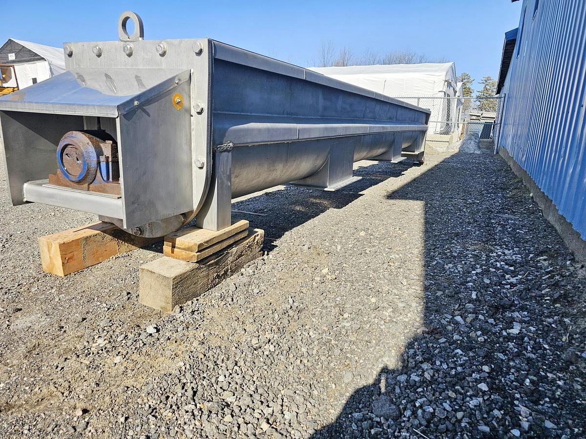 Used Used Screw Conveyor, 20’’ Diameter x 264’’ Long