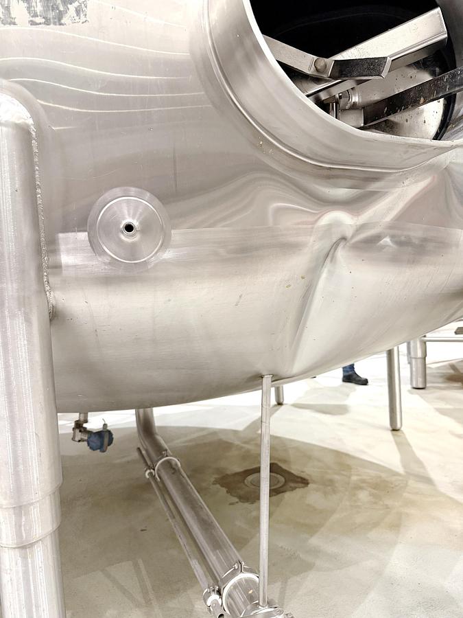 Used Used 17,000 Gallon DCI Tank, 304 Stainless Steel