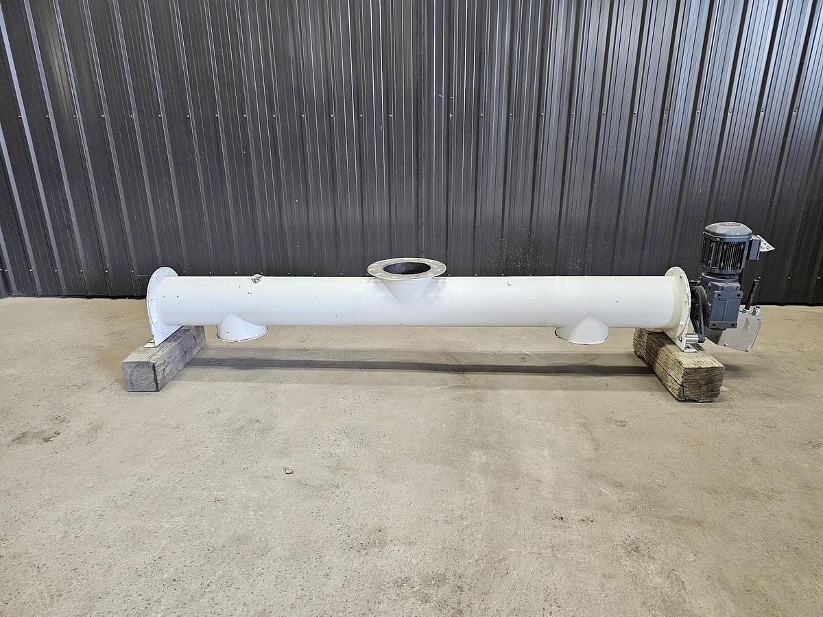 Used Used Screw Conveyor, 8" Diameter X 104'' Long