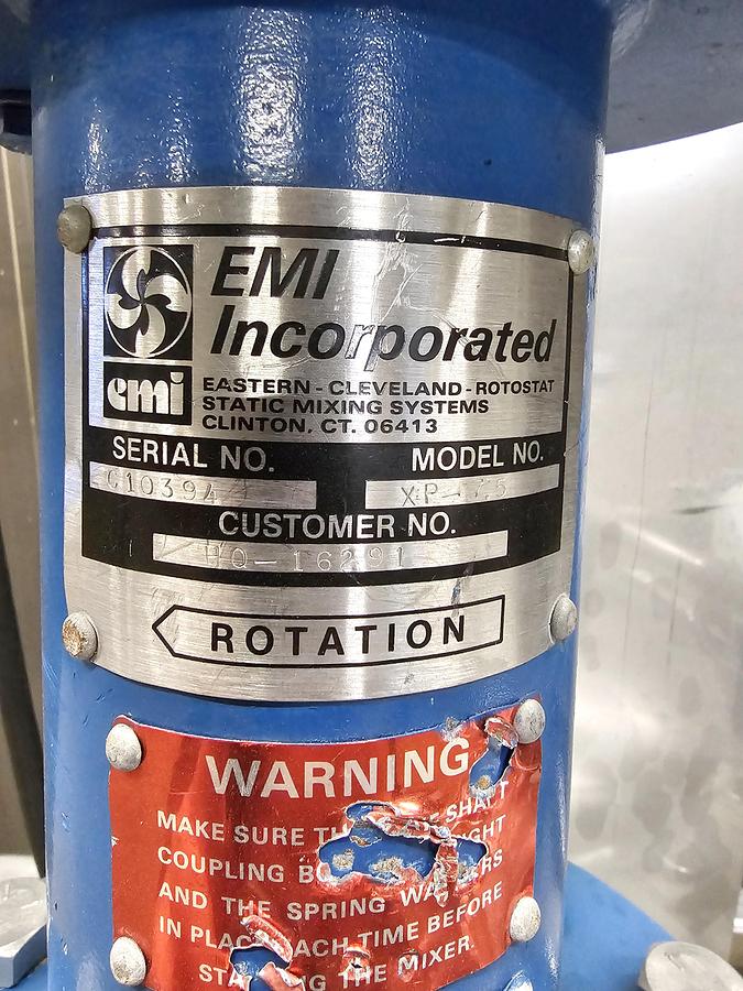 Used Amplio Auction - Lot 52 Stainless steel mixing tank