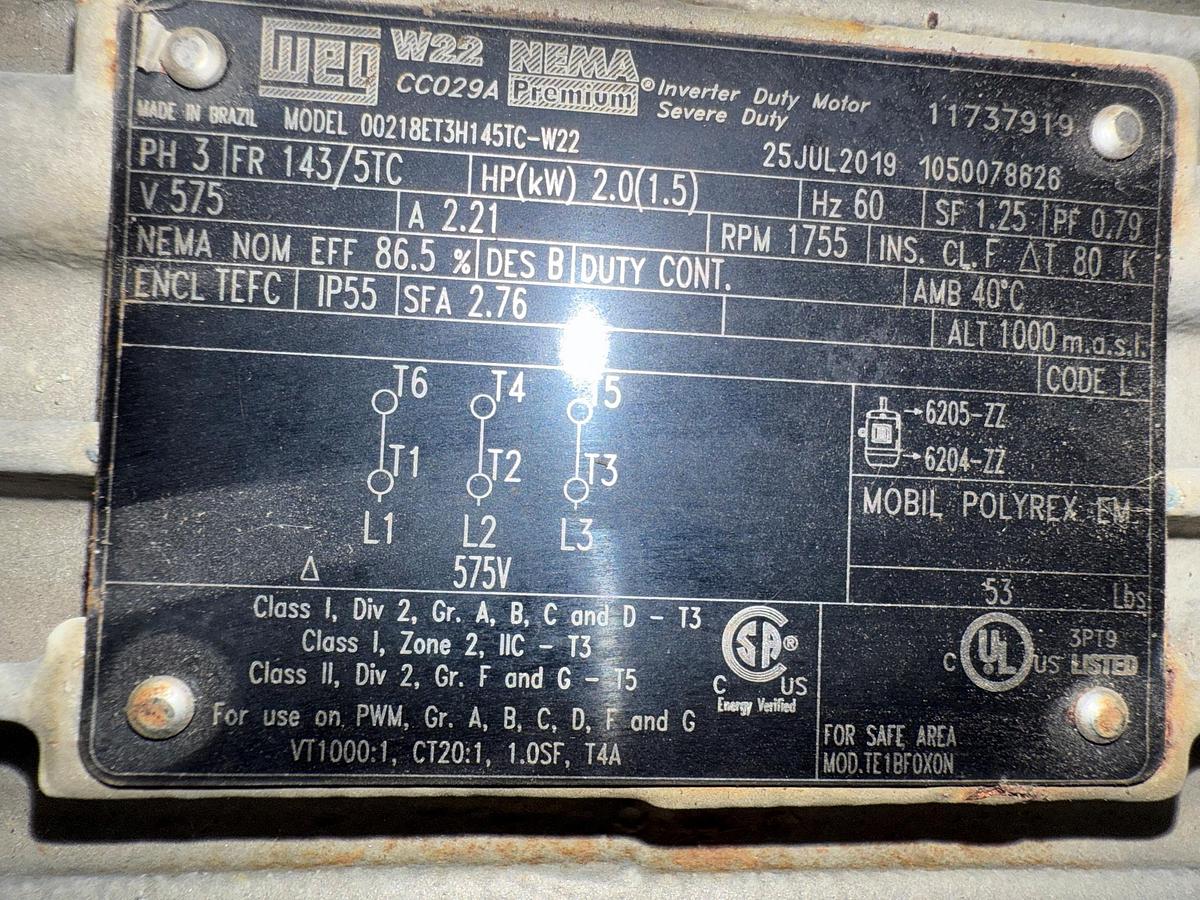 Used Used Caloris MVR Heated Forced Circulation Evaporator System