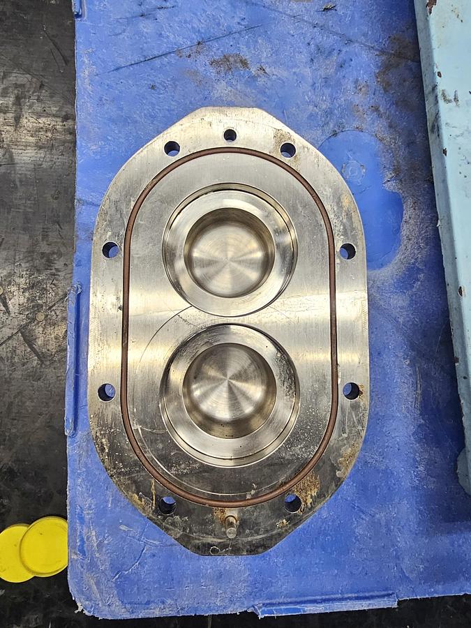 Used Used Waukesha Rotary Lobe Pump, Model 30, 1 HP