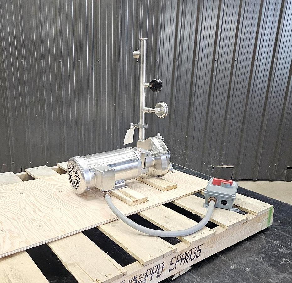 Used Used Fristam Centrifugal Pump, 2" X 1.5", 1.5 HP