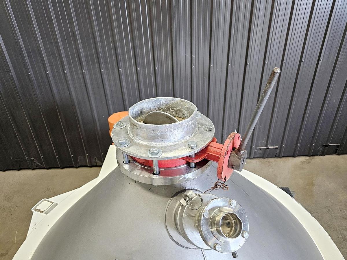 Used Used 150 Gallon Vibrating Hopper, 20 Cu.ft., Stainless Steel