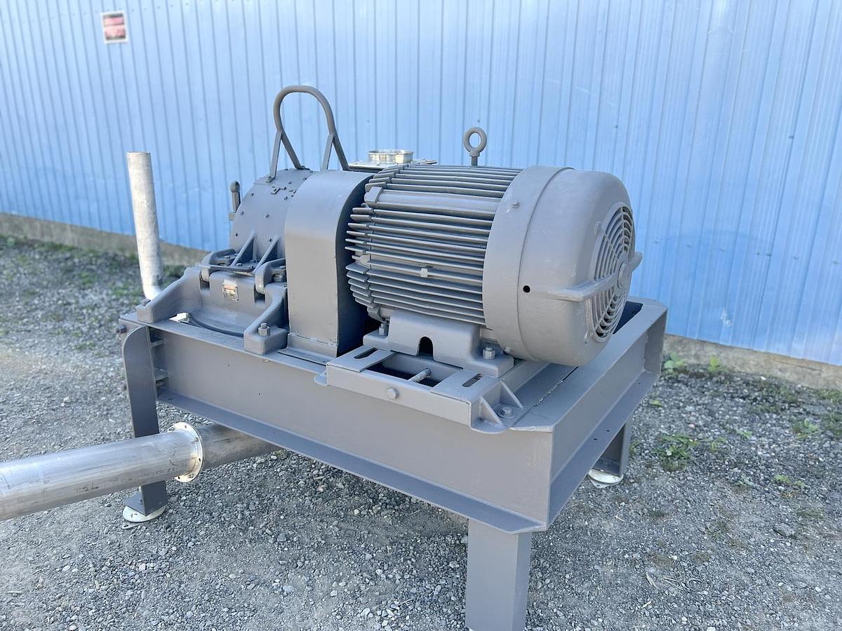 Used Used Mikro Pulverizer Hammermill, Swinging Hammers, 60 HP , With Screw Conveyor