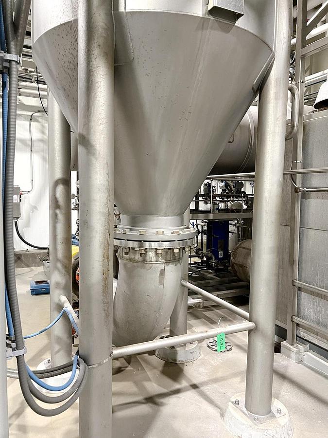 Used Used Caloris MVR Heated Forced Circulation Evaporator System