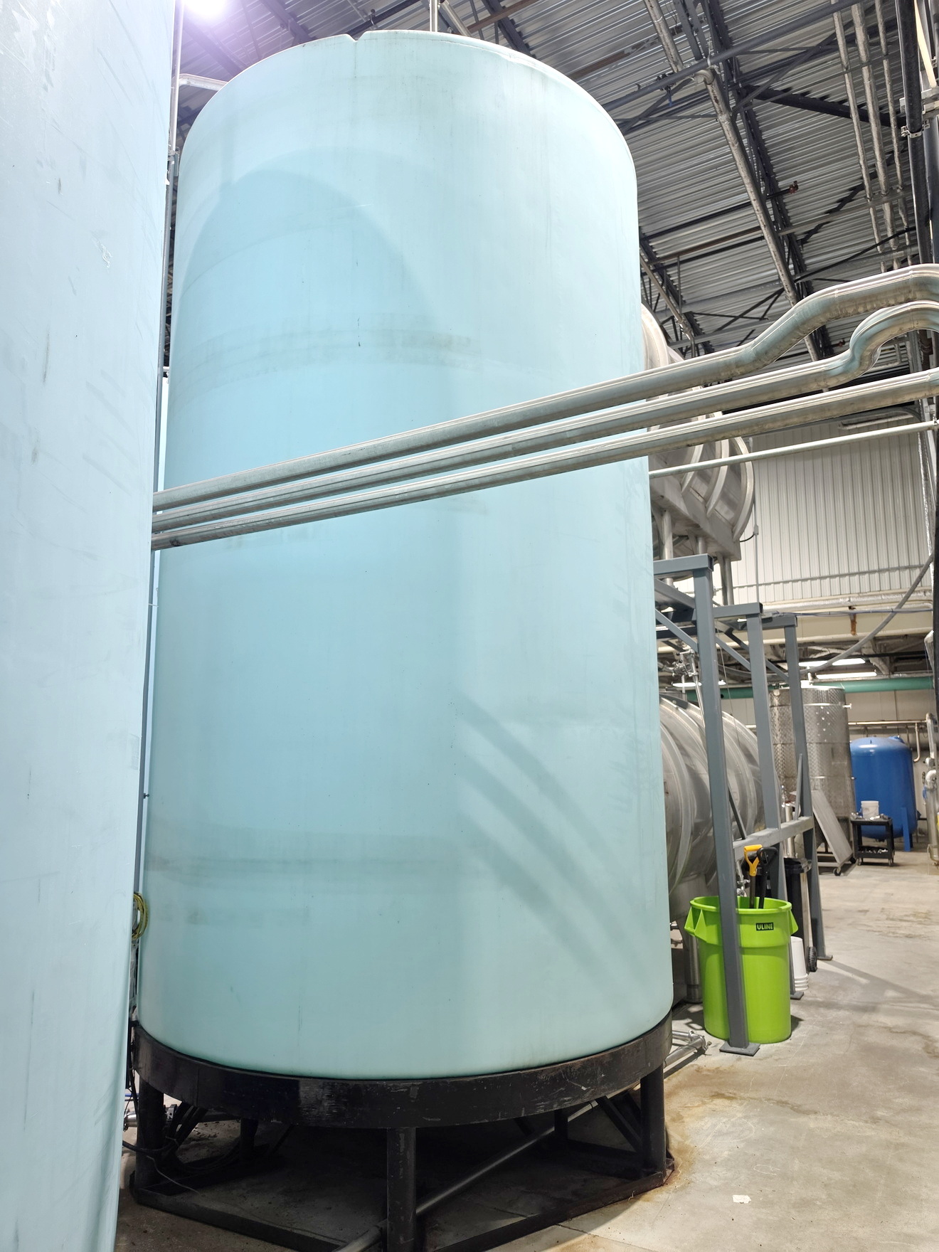 Used Used 6000 Gallon Tank, Reinforced Polypropylene