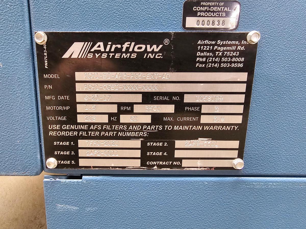 Used AirFlow Dust Collector Vetio