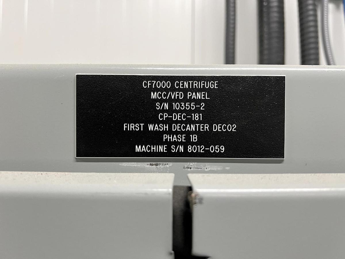Used Used GEA Westfalia Decanter Centrifuge, Model Protein Master CF 7000