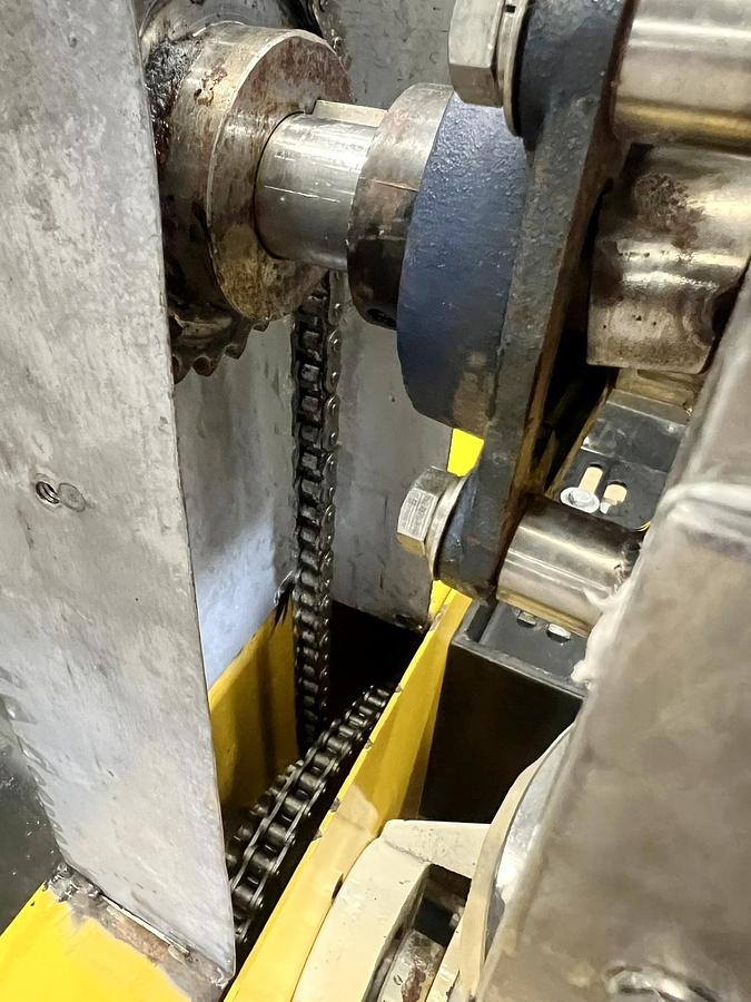 Used Used Rotary Air Lock Valve, 8" X 8", with Lump Breaker